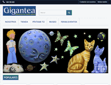 Tablet Screenshot of gigantea.es